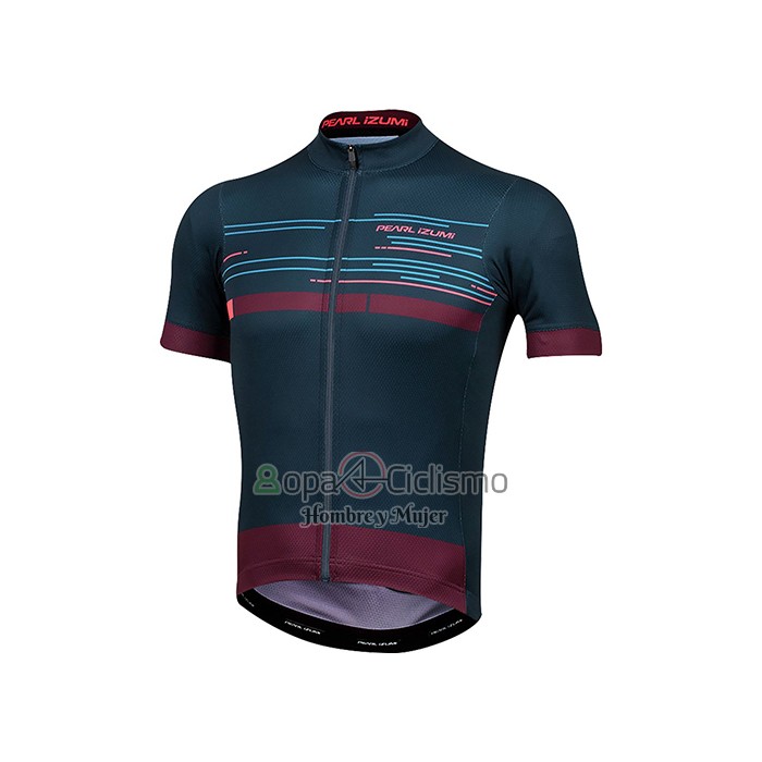 Pearl Izumi Ropa Ciclismo Culotte Corto 2021 Hombre Mangas Cortas APagado Azul Profundo Rojo